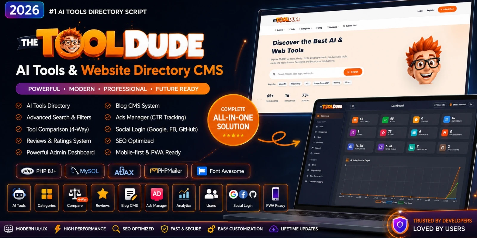 Tool Dude - AI Tools And Website Directory CMS
